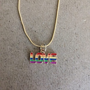 Regenbogen Liebe Halskette - Pride Kollektion
