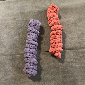 Crochet Worry Worm - Anxiety Relief Fidget Toy