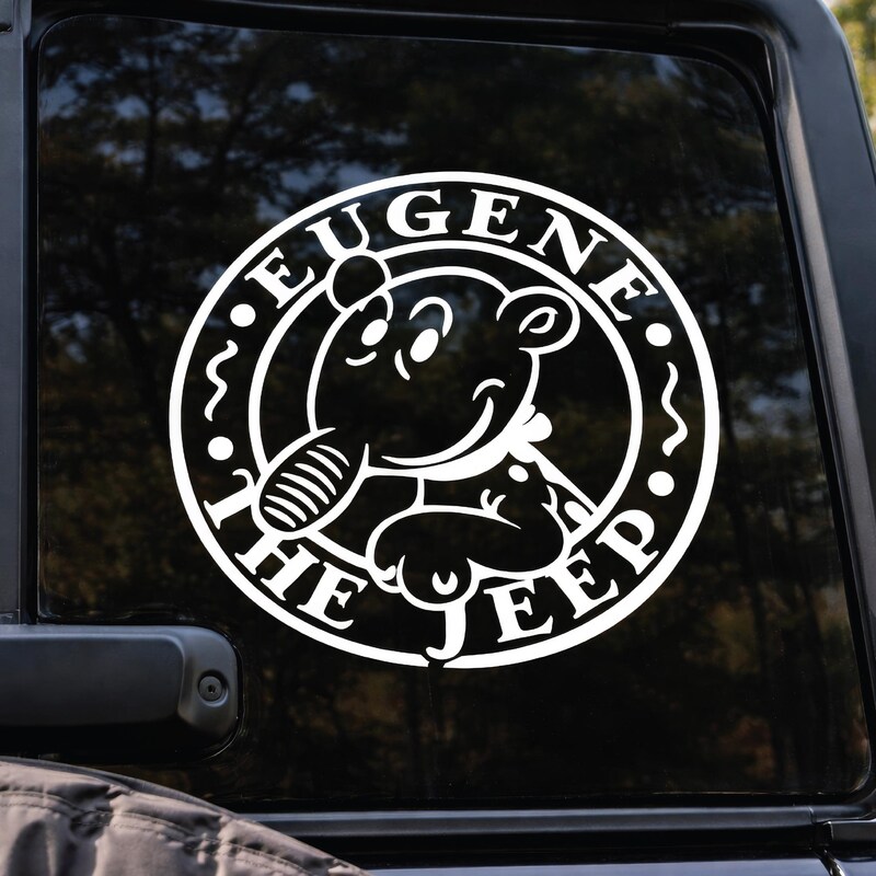 Eugene The Jeep Decal