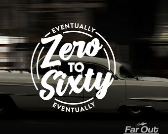 Classic Retro Vintage Car Decal Speed