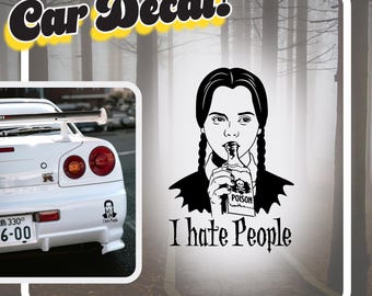 Ghostface Sticker | Scream Horror Slasher Decal | Scary Movie Mask Vinyl for Cars, Laptops & Windows