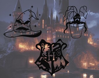 Wizzard Hogwarts Decal Vinyl for Car