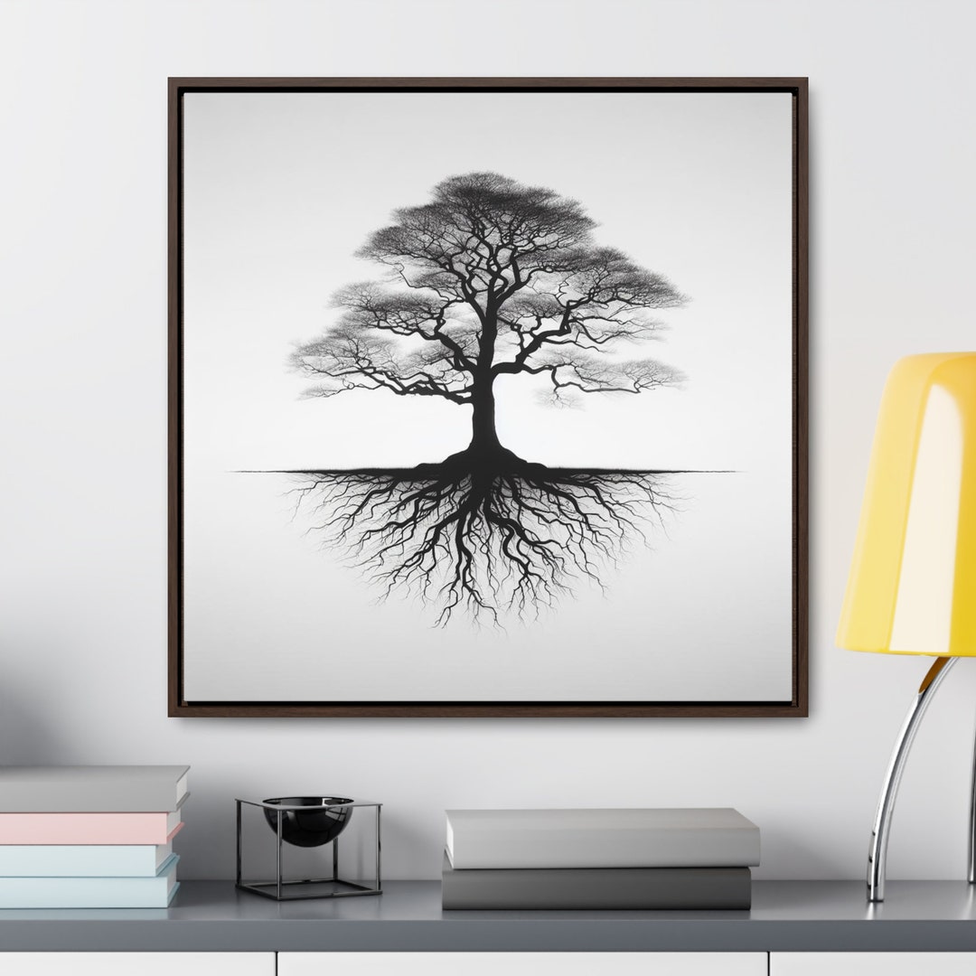 Abstract Tree Wall Art, Wall Poster, Plants Wall Art Prints, Abstract ...