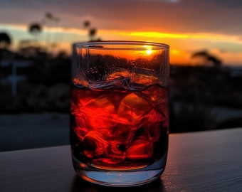 Sunset in a Drink