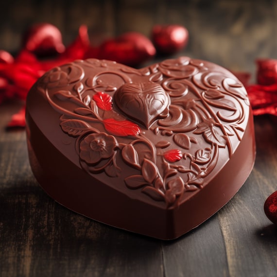 Sweetheart Symphony Valentine s Day Heart shaped Chocolate Box Etsy Canada