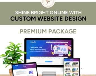 Progettazione di siti Web personalizzati - Sito Web WordPress personalizzato con SEO avanzato / Pacchetto di progettazione di siti Web premium con particolare attenzione alla soddisfazione del cliente