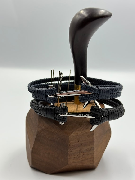 Leather Bracelet ,Anchor Bracelet, Mens Bracelet, Bracelet , Surf Bracelet , Men Bracelet ,Nautical Bracelet , Gift for Him