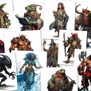 DnD RPG Fantasy Character Custom Portrait