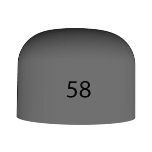 Hat Block Open Crown Millinery Hat Tools - Hat Block 58 cm 3D file printing