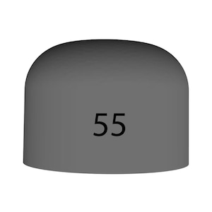 Hat Block Open Crown Millinery Hat Tools - Hat Block 55 cm 3D file printing