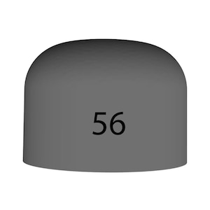 Hat Block Open Crown Millinery Hat Tools - Hat Block 56 cm 3D file printing
