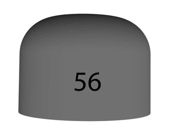 Hat Block Open Crown Millinery Hat Tools - Hat Block 56 cm Impresión de archivos 3D