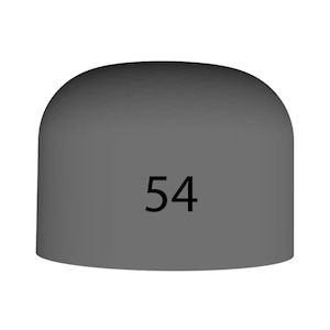 Hat Block Open Crown Millinery Hat Tools - Hat Block 54 cm 3D file printing
