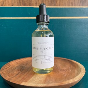 Organic Nourishing Hair & Scalp Oil, Hair Growth Oil, Scalp Treatment, Hair Treatment