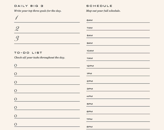 Daily Planner