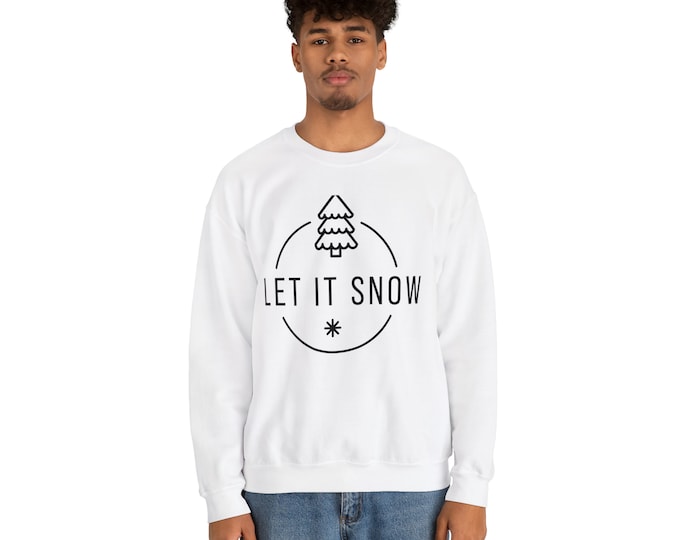 Let it Snow Shirt, Christmas Sweathirt, Christmas Gift, Gift for her, Let it snow Hoodie, Christmas Sweatshirt,Christmas gift for family Tee
