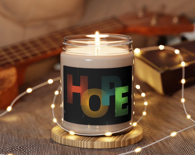 I hope this candle smells better than the shit this job puts you through Scented Soy Candle, Inspirational candle, hope candle, scented