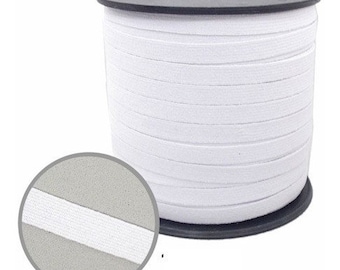 Nastro Elastico Per Cucito 20mm X 10m - 2 Rotoli Bianco E Nero Per Fai Da Te E Sartoria - Foto 11