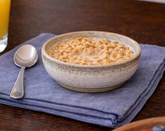 Handmade Stoneware Snack Bowl – 5 Ceramic Pottery for Cereal, Ice Cream