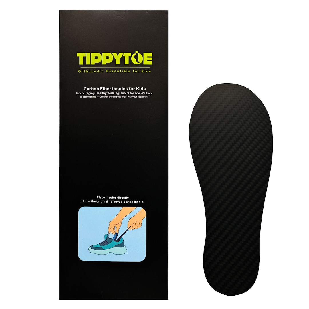Tippytoe Kids Carbon Fiber Insoles for Toe Walking, Tippy Toe Walking