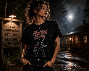 Final Girl Energy Shirt, Slasher Movie Tee, Halloween Graphic Top, Horror Fan Gift