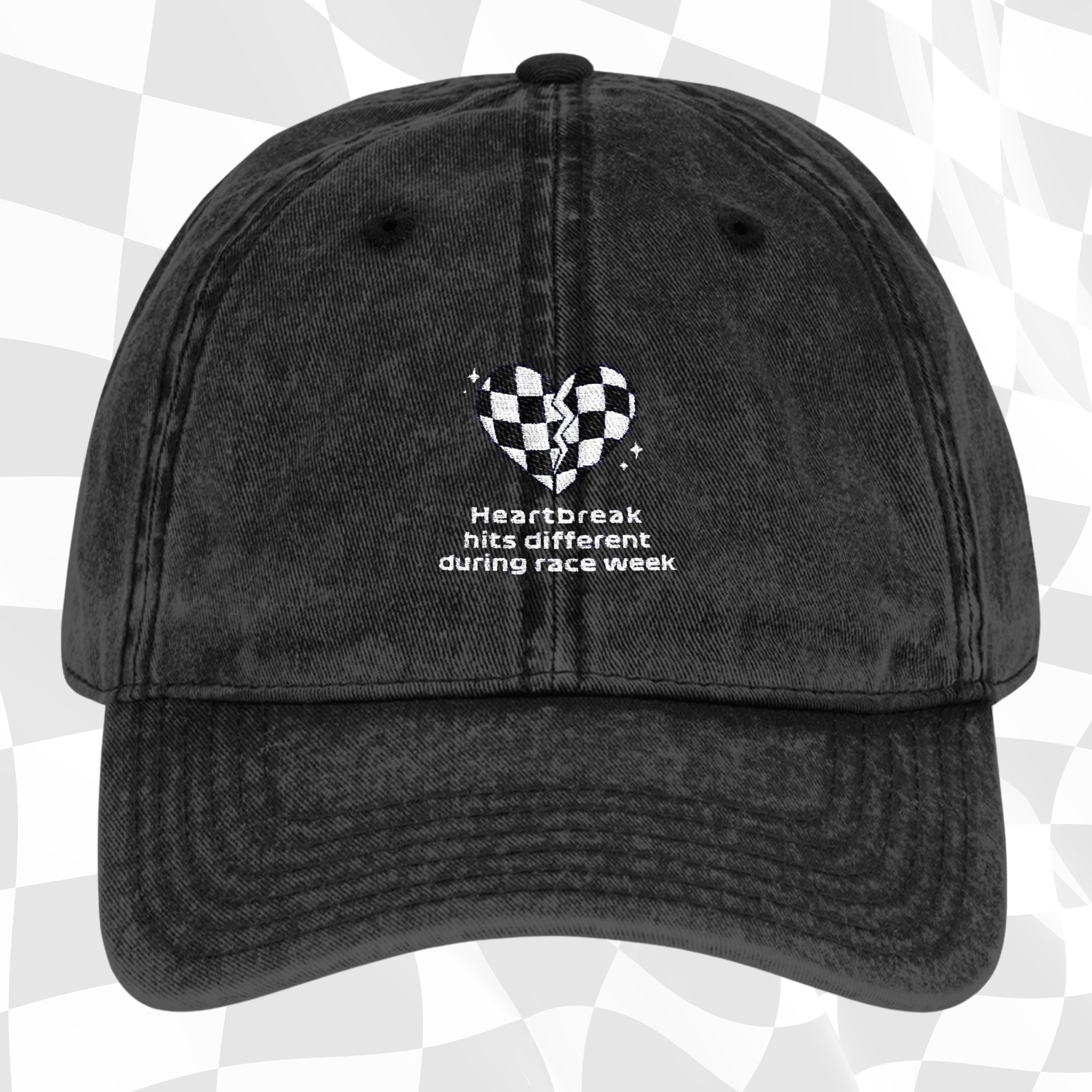 F1 Vintage Cap | Formula 1 hat | Race Week | Checkered Chick | Formula One gift | Season 2025