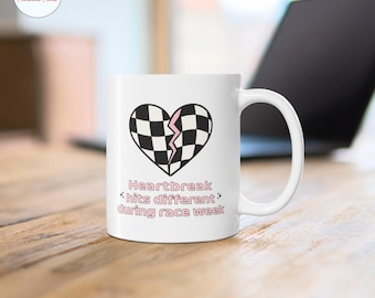 Formula 1 Coffee Mug | Race Week Heartbreak Gift