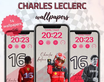 14 F1 CHARLES LECLERC Phone Wallpapers | iPhone Wallpaper | Formula 1 | iOS 16 | Formula One | Aesthetic Wallpaper | Phone Background