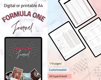 Diario de Fórmula 1, Gris / Diario F1 Digital / Regalo F1 / sin fecha / Fórmula 1