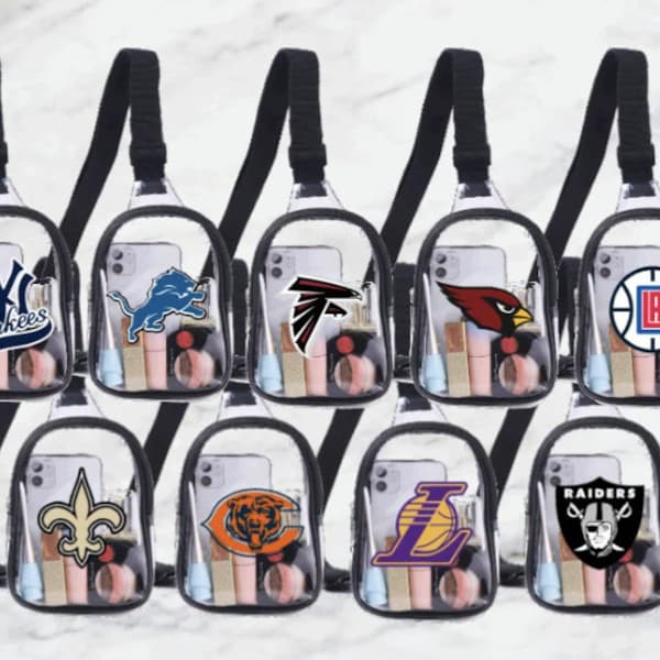 Clear Stadium Sling Bag