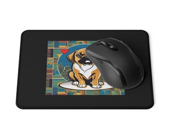 Puggle Non-Slip Mouse Pads