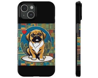 Puggle Slim Phone Cases