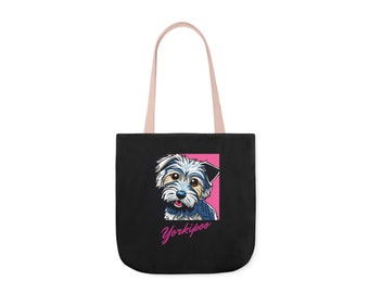 Yorkipoo Polyester Canvas Tote Bag (AOP)