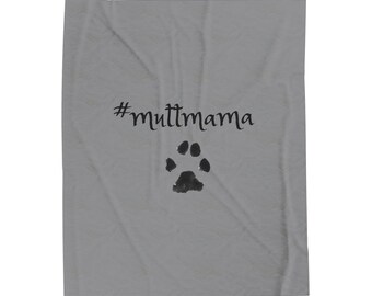 Mutt Mama Velveteen Plush Blanket