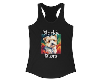 Morkie Mom Women's Ideal Racerback Tank