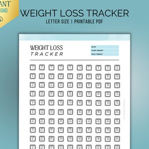 Weight Loss Tracker, 120 pond, Weightloss Journal, 120 pond verloren, Weightloss Track, Weightloss Chart Kalender, Gewichtsdoel, Afdrukbaar