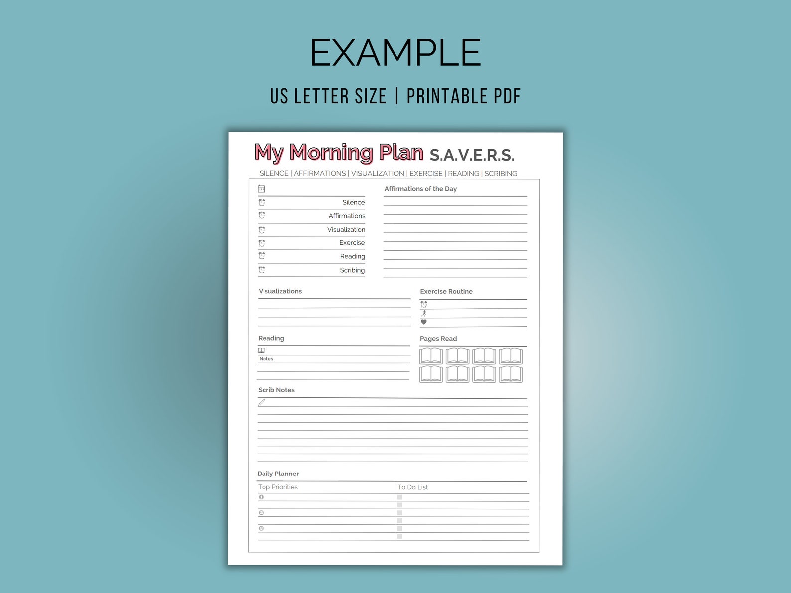 Editable Morning and Nighttime Routine Checklist | Morning and ...