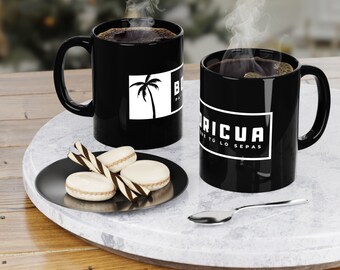 Regalos Puertorriqueños, Taza de Café de Puerto Rico, 11oz, Taza Café, Cafecito, Orgullo Boricua, Regalo Boricua, Refranes Puertorriqueños, Copa Puertorriqueña