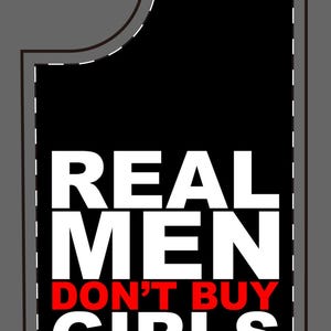 Bold Statement Phone Case - For Real Men, Colorful Phone Cover, Unique Gift, Modern Style, Anti-Sex Trafficking Awareness