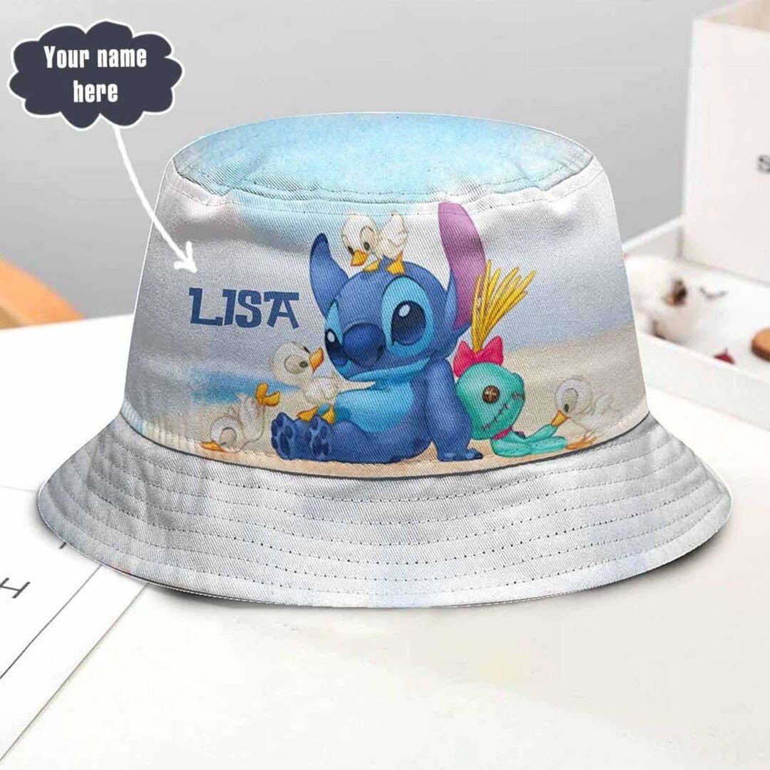 Cute Stitch Bucket Hat Disney Lilo and Stitch Bucket Hat Etsy