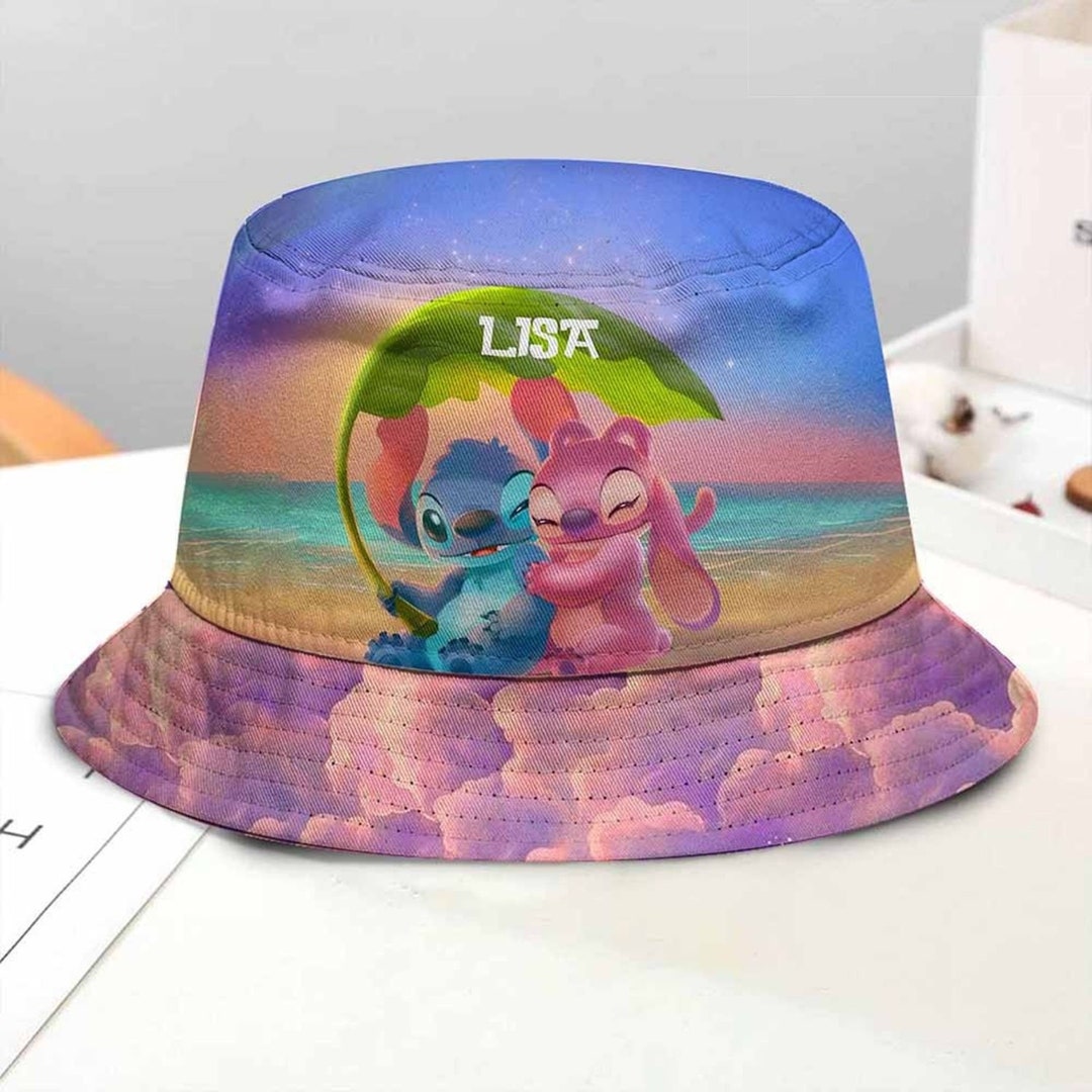 Cute Stitch Bucket Hat Disney Lilo and Stitch Bucket Hat Etsy