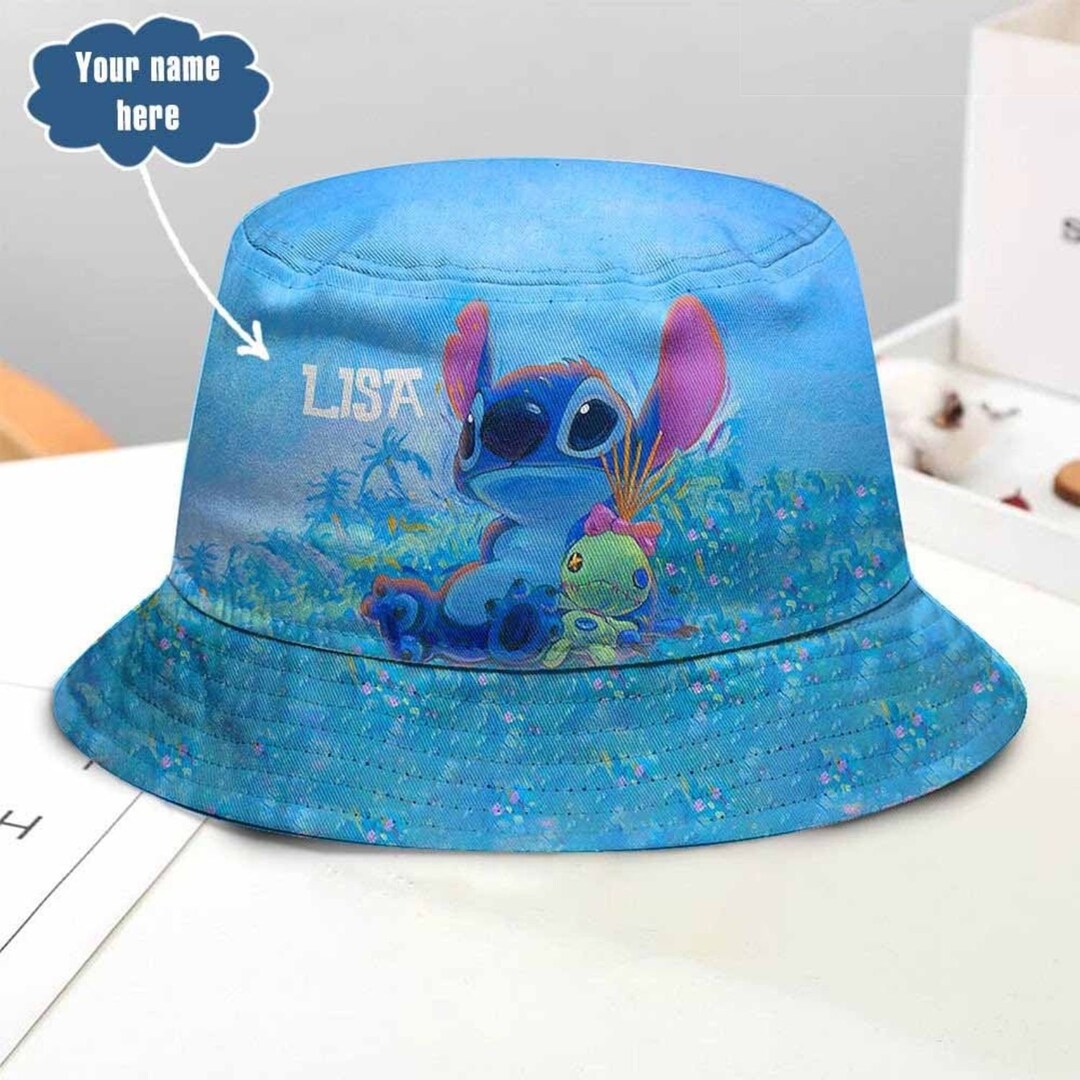 Cute Stitch Bucket Hat Disney Lilo and Stitch Bucket Hat Etsy
