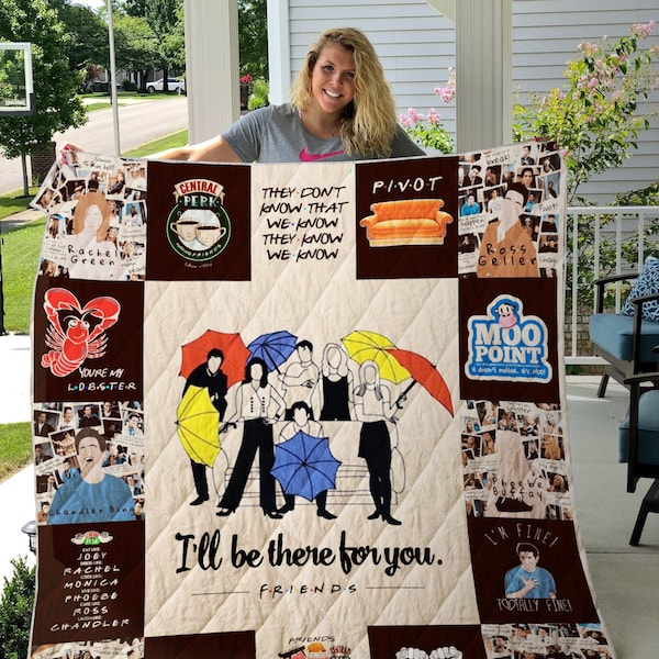 Friends Blanket Tv Show Etsy