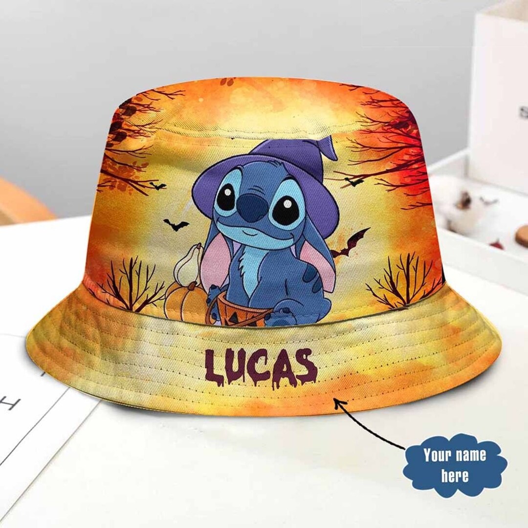 Cute Stitch Bucket Hat Disney Lilo and Stitch Bucket Hat Etsy