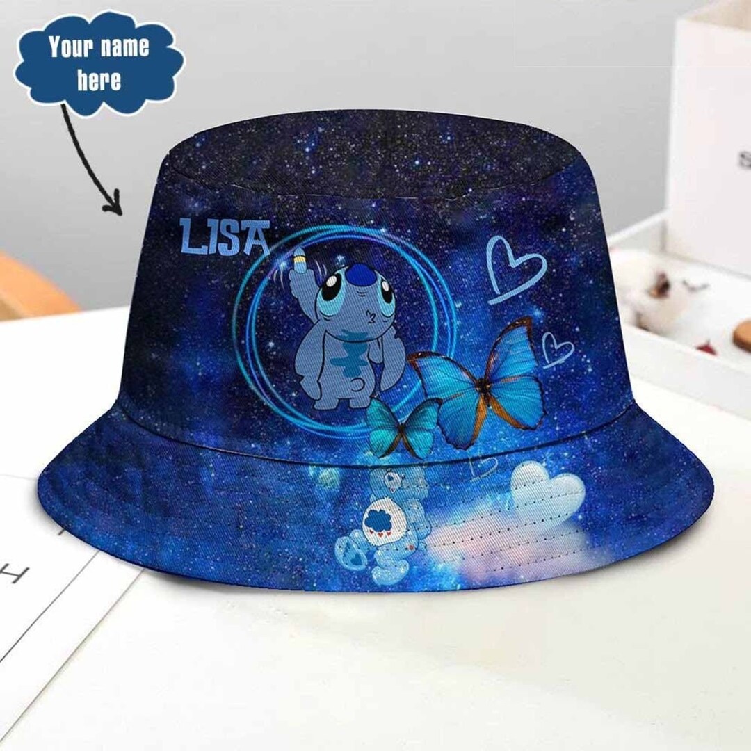 Cute Stitch Bucket Hat Disney Lilo and Stitch Bucket Hat Etsy