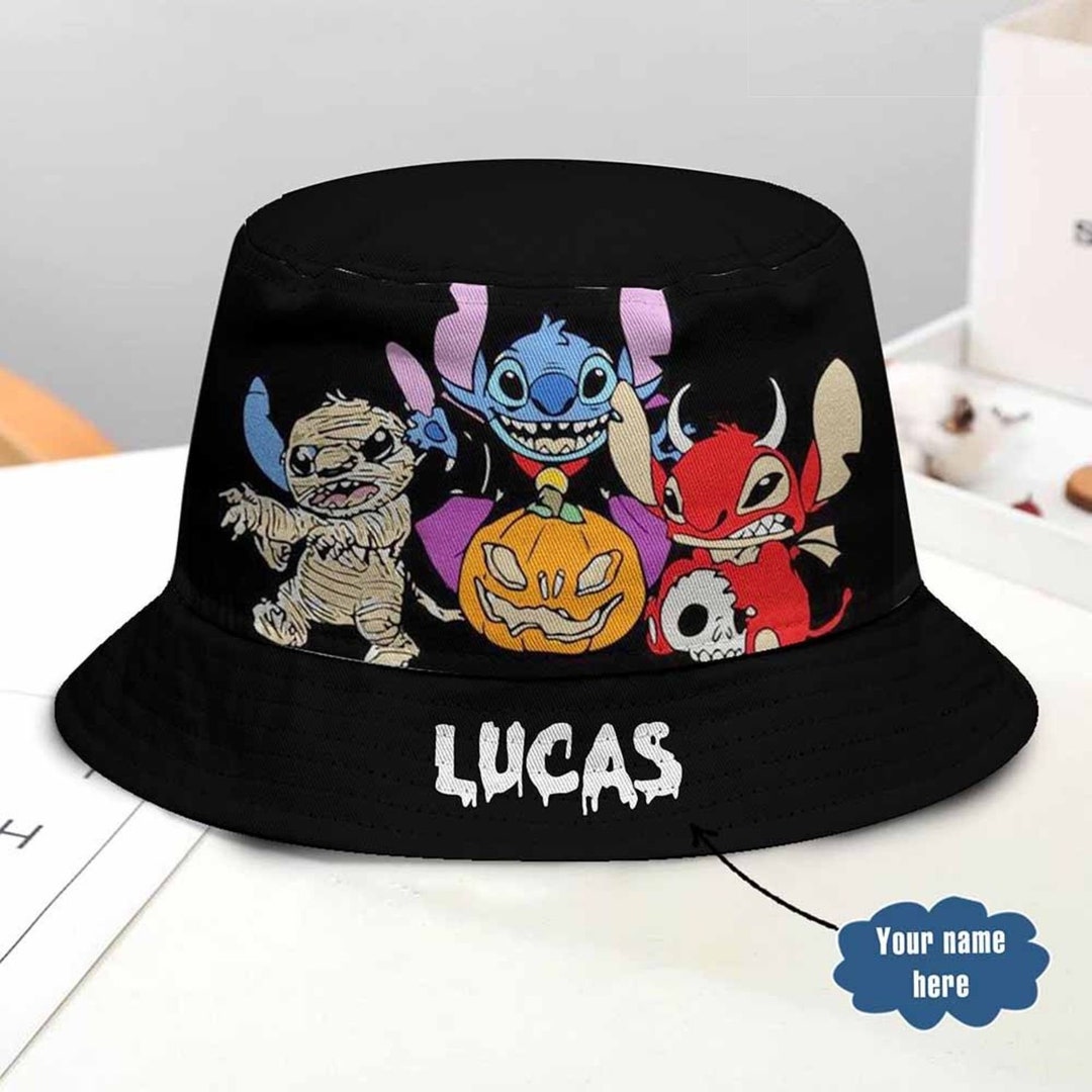 Cute Stitch Bucket Hat Disney Lilo and Stitch Bucket Hat Etsy