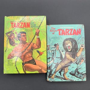 Tarzan by Edgar Rice Burroughs For Young Readers Book Set: Tarzan Of The Apes & The Return Of Tarzan - Illustrated by Anderson/ Moore