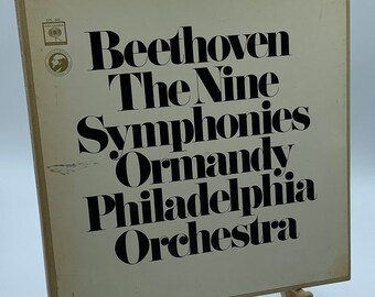 BEETHOVEN The Nine Symphonies Ormandy Philadelphia Orchestra - 7x Vinyl Lp Record Box Set