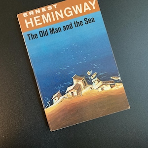 The Old Man And The Sea by Ernest Hemingway - 1952 Paperback Edition - Features the original cover art