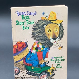 Richard Scarry’s Best Story Book Ever - 1968 Hardcover - Collectible Children’s Picture Book